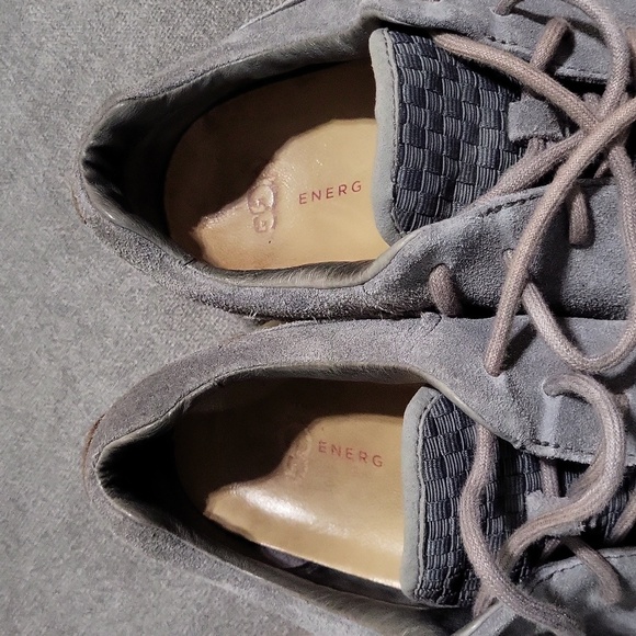 Ugg Hepner Sneakers Full Grain Leather Men's Size 13 Grey Shoes Lace Up - Picture 8 of 10